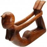 Hand Carved Bow Pose Statue Yoga Statue Indonesia