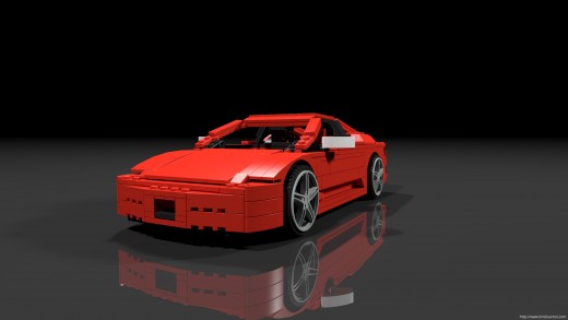 The LEGO Ferrari. Almost as elegant as the real thing.
